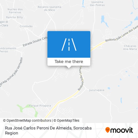 Rua José Carlos Peroni De Almeida map