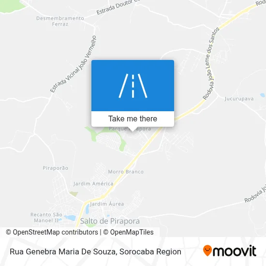 Rua Genebra Maria De Souza map