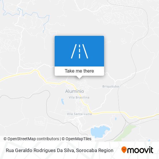 Mapa Rua Geraldo Rodrigues Da Silva