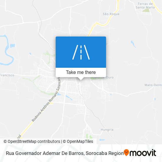 Rua Governador Ademar De Barros map