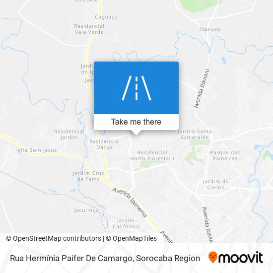 Rua Hermínia Paifer De Camargo map