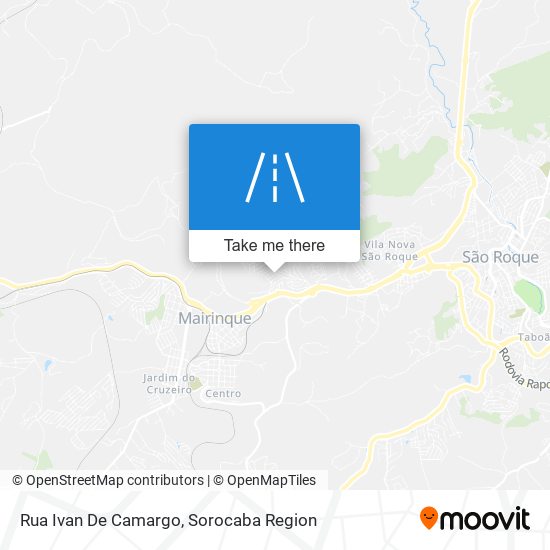 Mapa Rua Ivan De Camargo