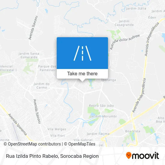 Rua Izilda Pinto Rabelo map