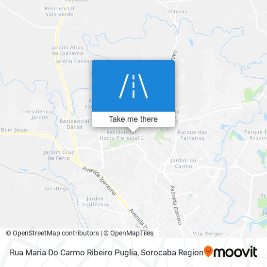 Rua Maria Do Carmo Ribeiro Puglia map