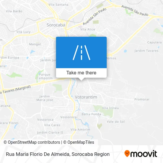 Rua Maria Florio De Almeida map
