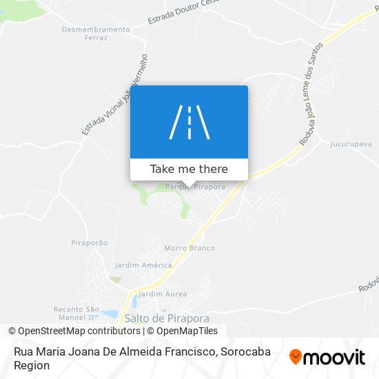 Mapa Rua Maria Joana De Almeida Francisco