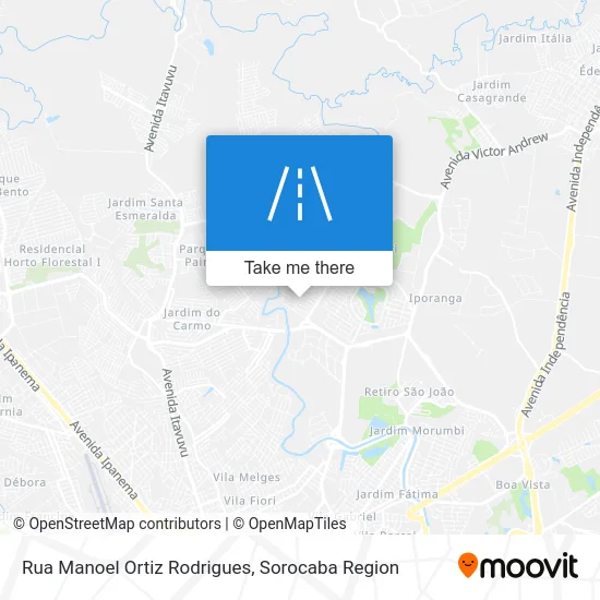 Rua Manoel Ortiz Rodrigues map