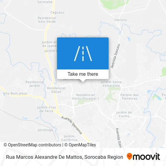 Rua Marcos Alexandre De Mattos map