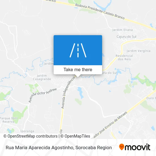Rua Maria Aparecida Agostinho map