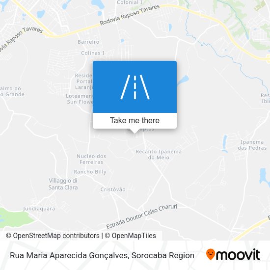 Rua Maria Aparecida Gonçalves map