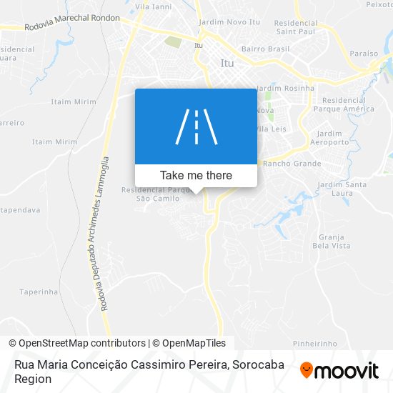 Rua Maria Conceição Cassimiro Pereira map