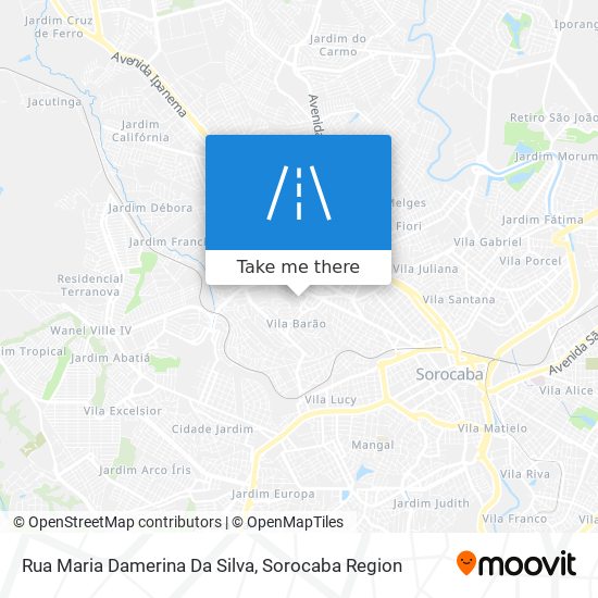 Rua Maria Damerina Da Silva map