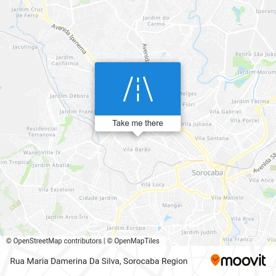 Rua Maria Damerina Da Silva map