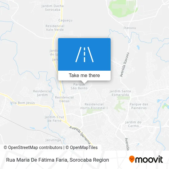 Rua Maria De Fátima Faria map