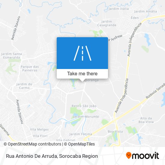 Rua Antonio De Arruda map