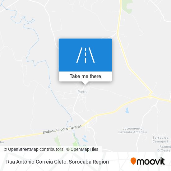 Rua Antônio Correia Cleto map