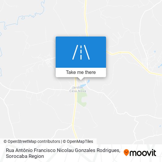 Rua Antônio Francisco Nicolau Gonzales Rodrigues map