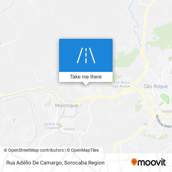 Mapa Rua Adélio De Camargo