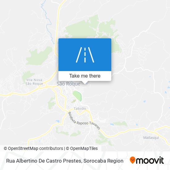 Rua Albertino De Castro Prestes map