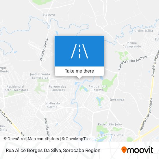 Rua Alice Borges Da Silva map