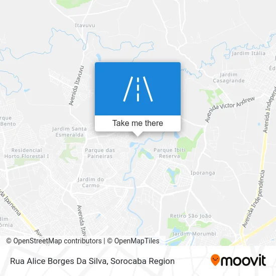 Rua Alice Borges Da Silva map