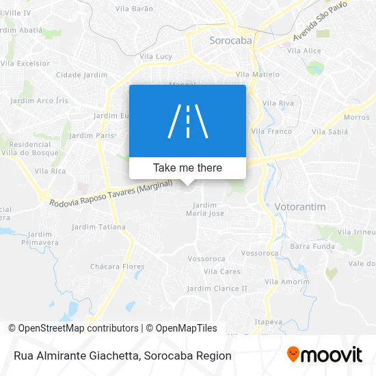 Rua Almirante Giachetta map