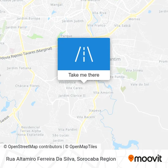 Rua Altamiro Ferreira Da Silva map
