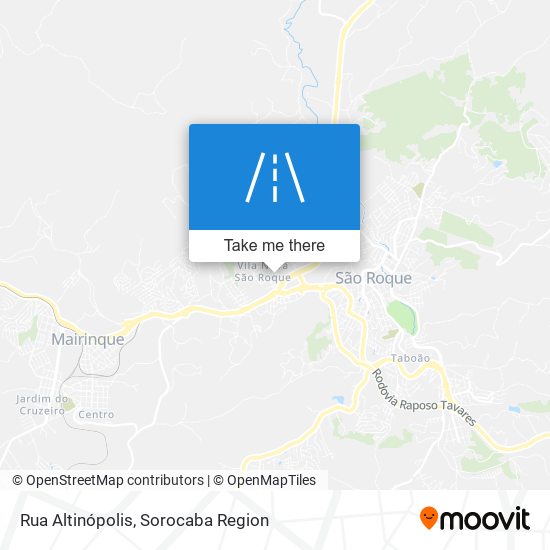 Rua Altinópolis map