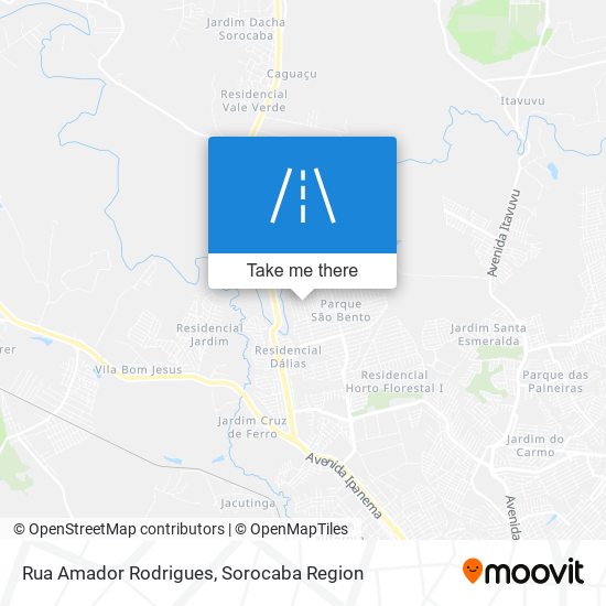 Rua Amador Rodrigues map