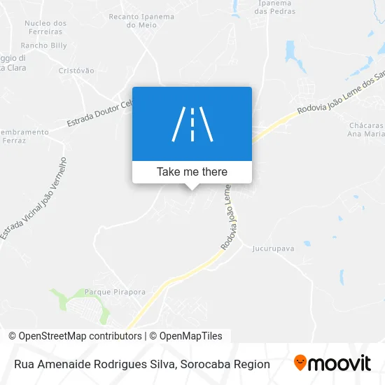 Rua Amenaide Rodrigues Silva map