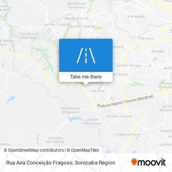 Rua Ana Conceição Fragoso map