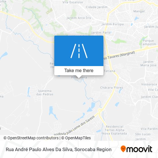 Mapa Rua André Paulo Alves Da Silva