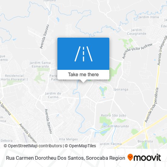 Rua Carmen Dorotheu Dos Santos map