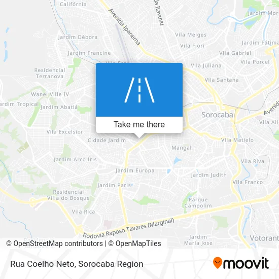 Rua Coelho Neto map
