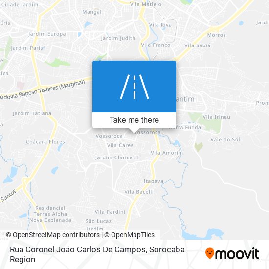 Rua Coronel João Carlos De Campos map