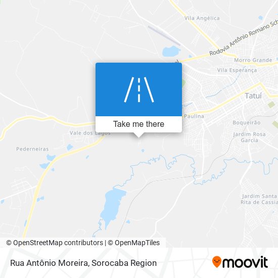 Rua Antônio Moreira map