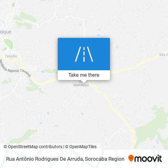 Mapa Rua Antônio Rodrigues De Arruda