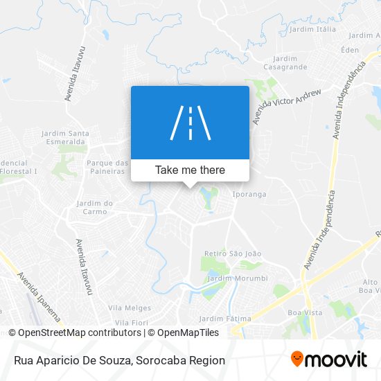 Rua Aparicio De Souza map