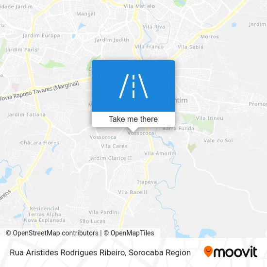 Rua Aristides Rodrigues Ribeiro map