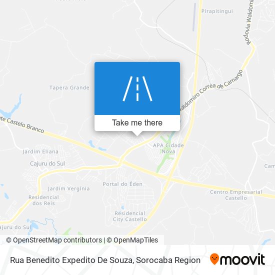 Rua Benedito Expedito De Souza map