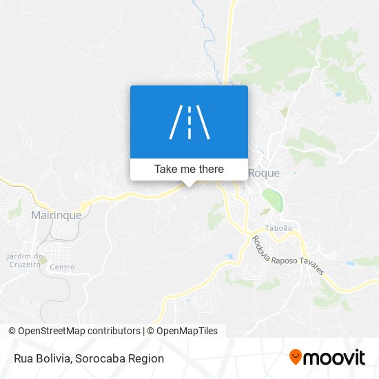 Mapa Rua Bolivia