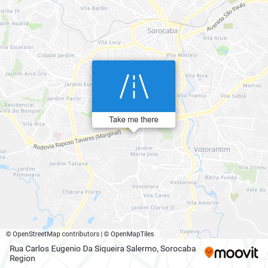 Rua Carlos Eugenio Da Siqueira Salermo map