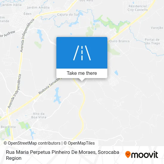 Rua Maria Perpetua Pinheiro De Moraes map