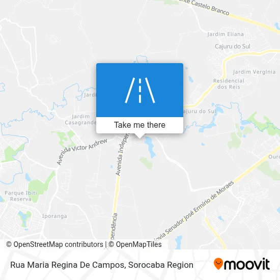 Rua Maria Regina De Campos map