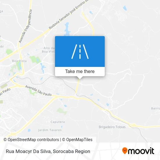 Rua Moacyr Da Silva map