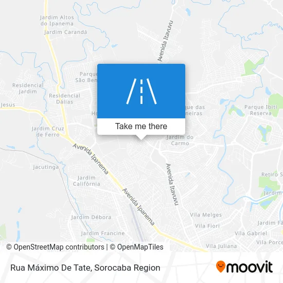 Rua Máximo De Tate map