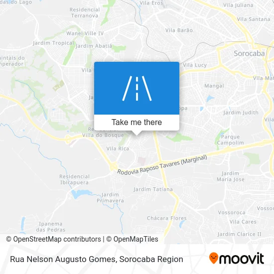 Rua Nelson Augusto Gomes map