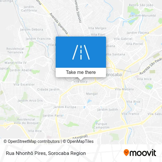 Rua Nhonhô Pires map