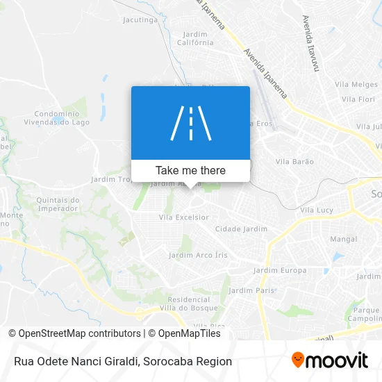 Rua Odete Nanci Giraldi map