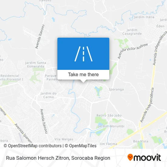 Rua Salomon Hersch Zitron map